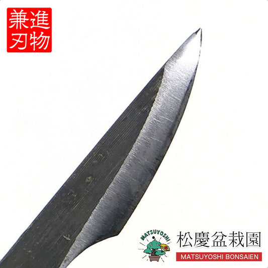 N659舎利作りナイフ反り刃切出(右)