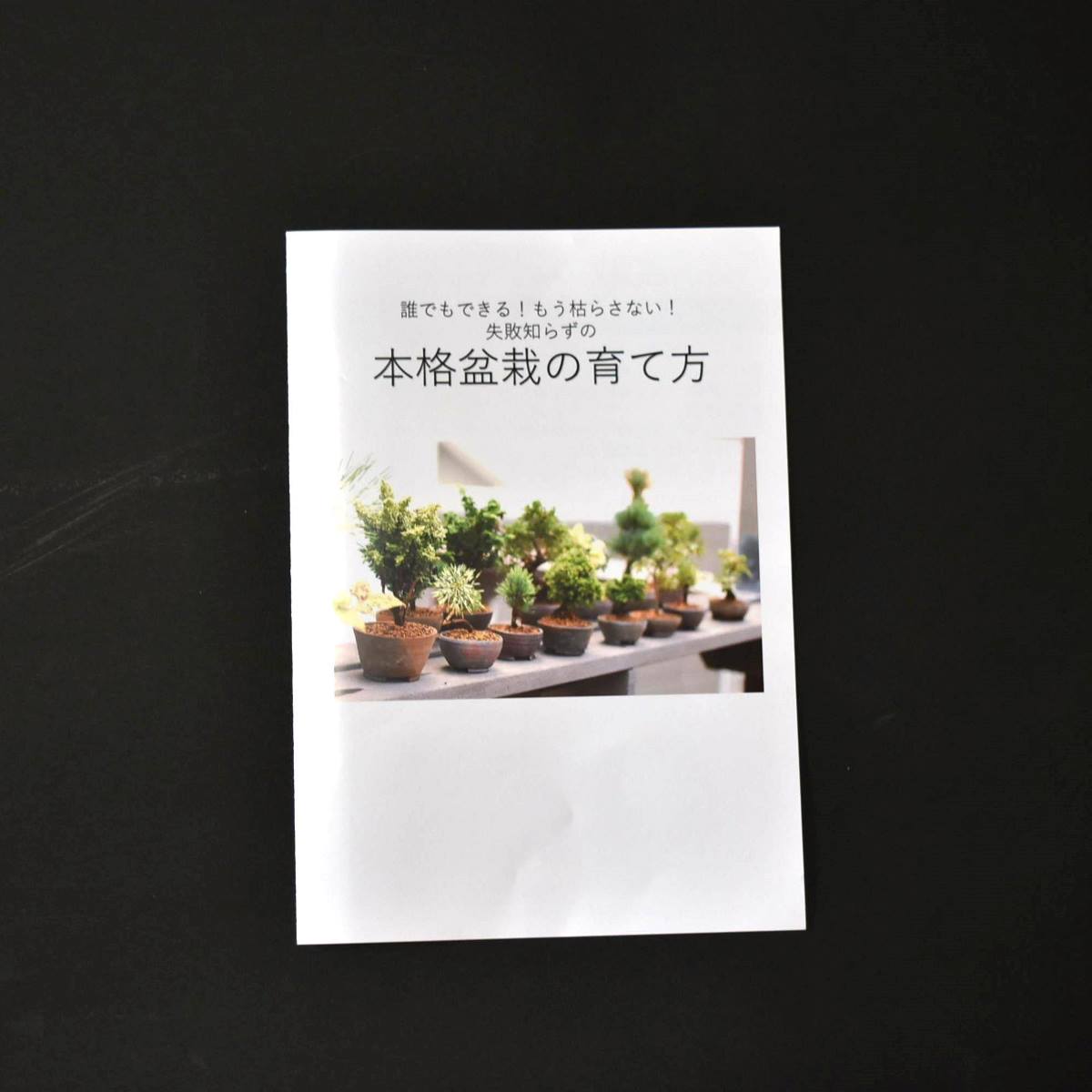 盆栽の育て方冊子
